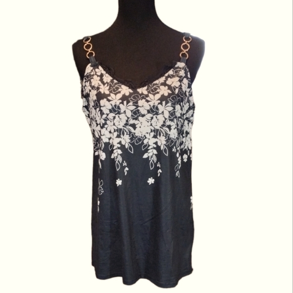 FLORAL V Neck Cami - Picture 1 of 4